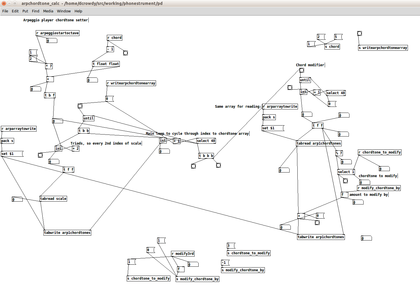 arpeggio chordtone creator